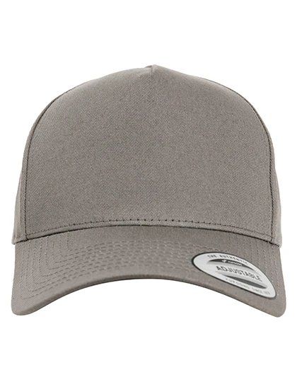 Casquette Snapback 5 Pans Incurvée Grey