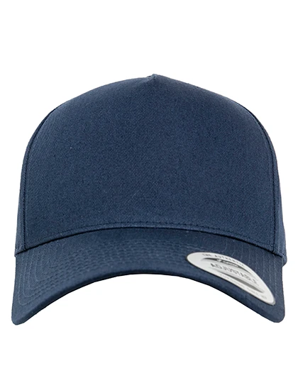 Casquette Snapback 5 Pans Incurvée Navy