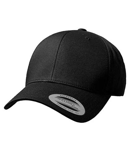 Casquette Snapback 6 Pans Incurvée Black