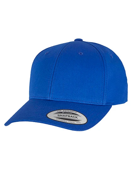 Casquette Snapback 6 Pans Incurvée Royal