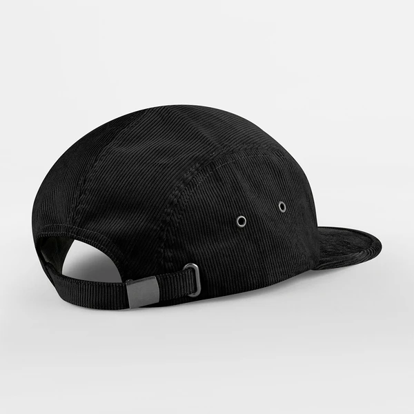 Casquette Camper en Velours Côtelé Noir