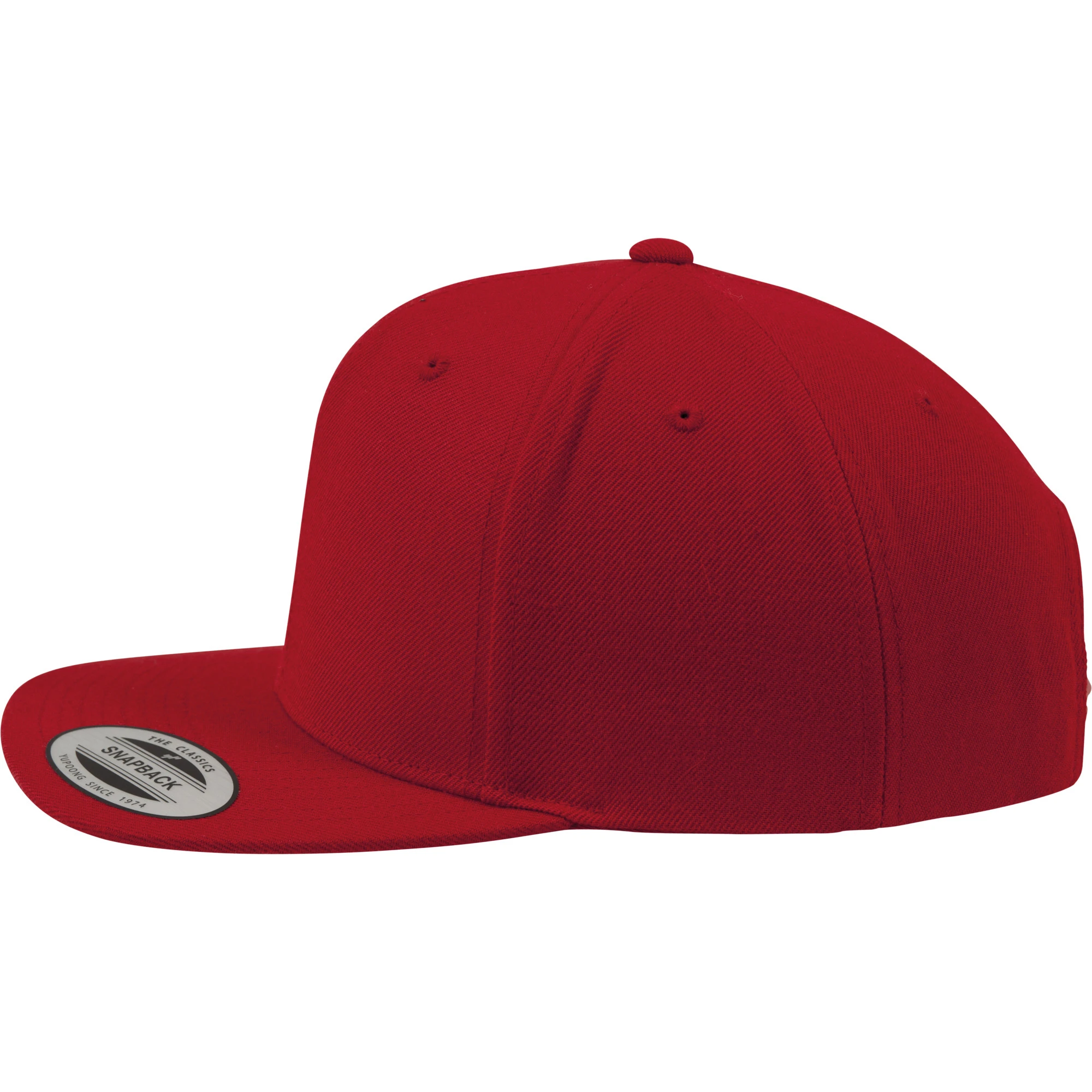 Classic Snapback Red Hauche