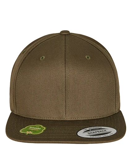 Casquette Organic Snap Back Burnt Olive