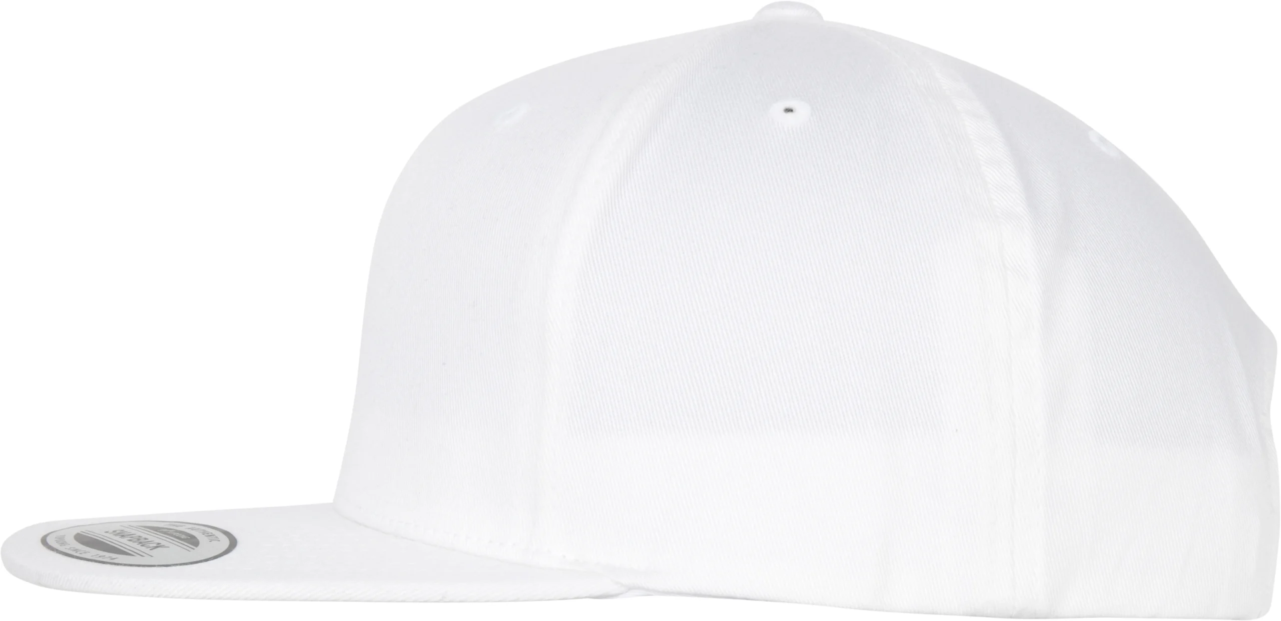 Casquette Organic Snap Back White Coté