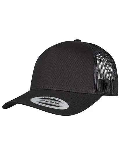 Casquette Retro 5 Pans Curved Black