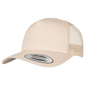 casquette trucker retro 5 Pans Curved Khaki