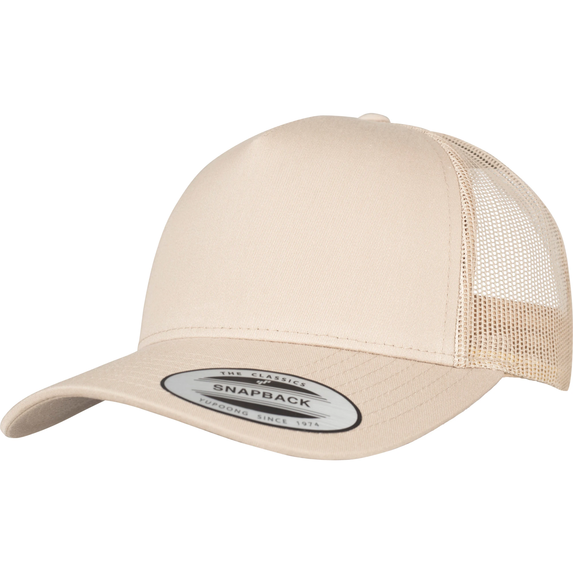 Casquette Retro 5 Pans Curved Khaki Avant