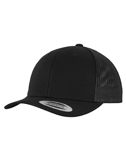 Casquette Retro 5 Pans Curved Black