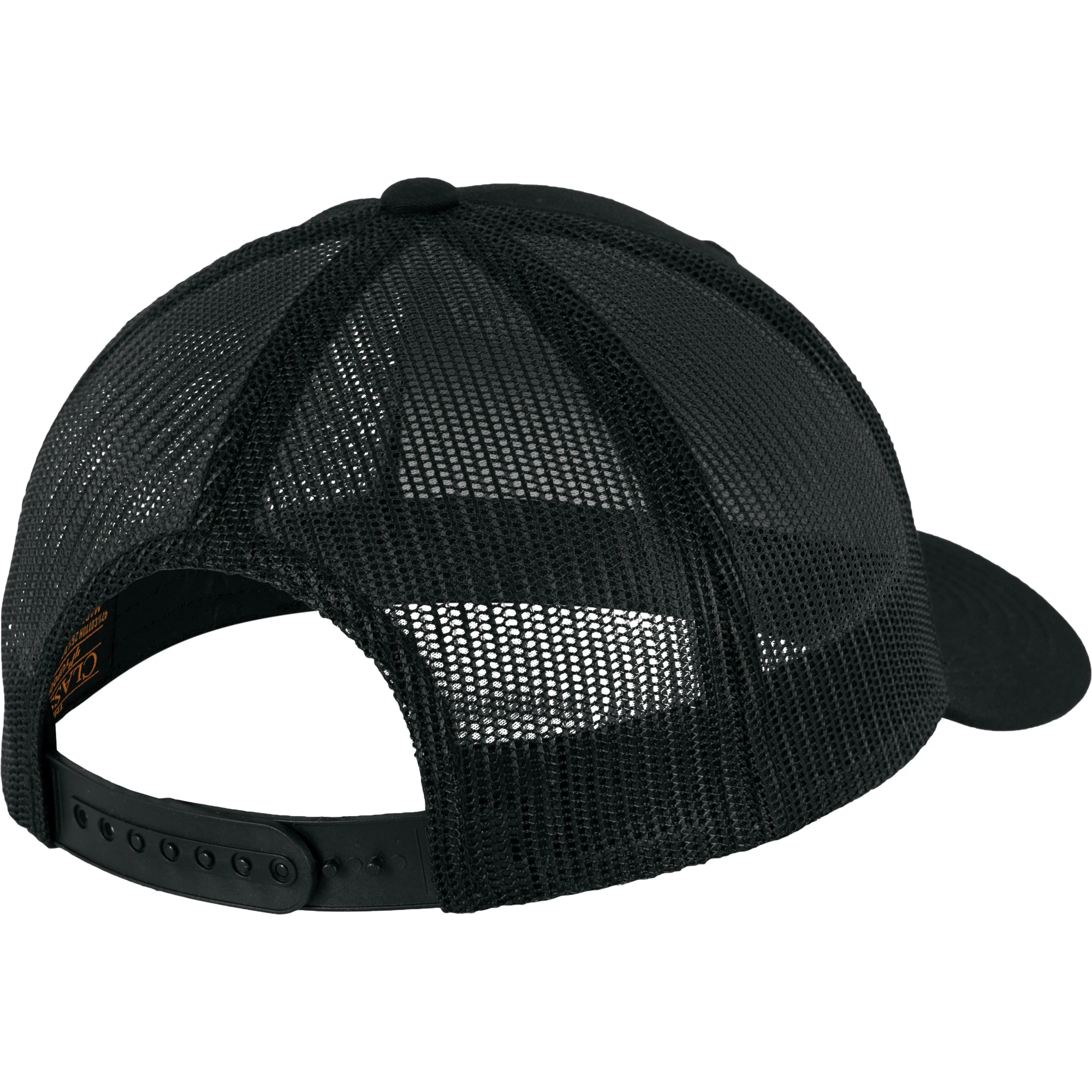 Casquette Retro 5 Pans Curved Black Arrière