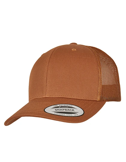 Casquette Retro 5 Pans Curved Caramel