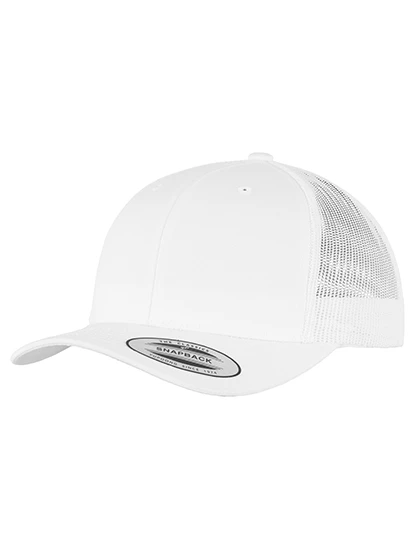 Casquette Retro 5 Pans Curved White