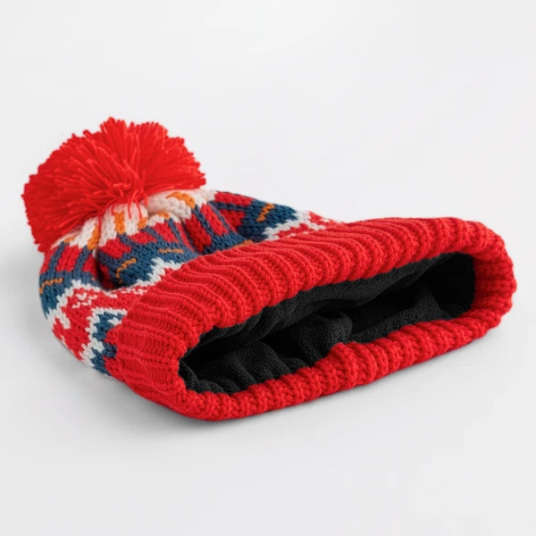 Bonnet Ski Retro Alpine Racer Beechfield, Doublure Polaire | Ma Carapace Doublure polaire intérieure du bonnet ski rétro Alpine Racer