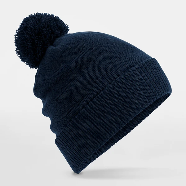Bonnet hydrofuge navy avec doublure micropolaire
