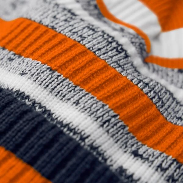 Bonnet Hiver Orange Beechfield Doublure Polaire | Ma Carapace Gros plan sur la texture du bonnet hiver orange Beechfield