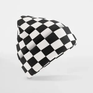Bonnet B531 Beechfield Noir et Blanc