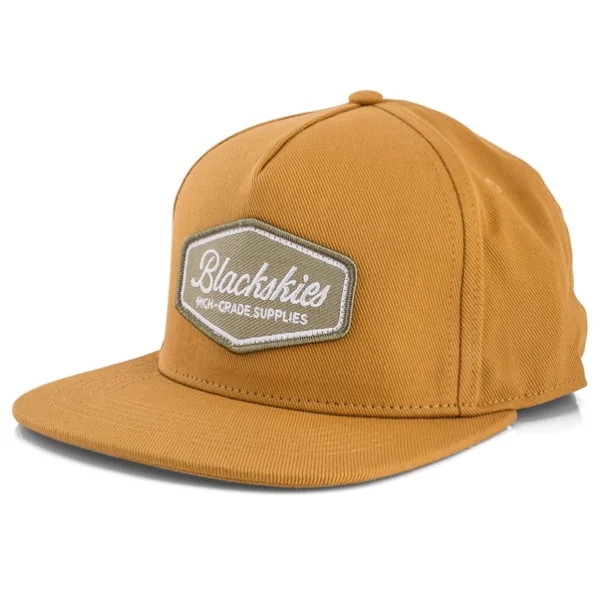 Casquette Snapback | Ma Carapace Casquette snapback Blackskies moutarde, vue de face