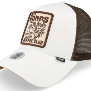 Casquette Trucker HFT Coffee Blanc/Marron