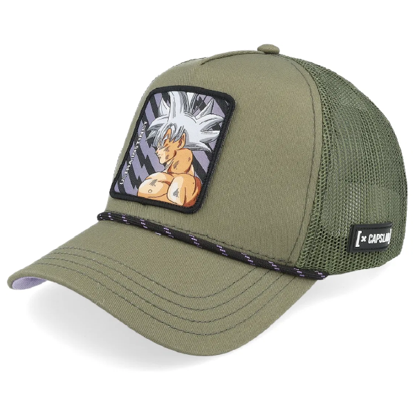 casquette Dragon Ball noire, patch brodé, licence officielle Capslab
